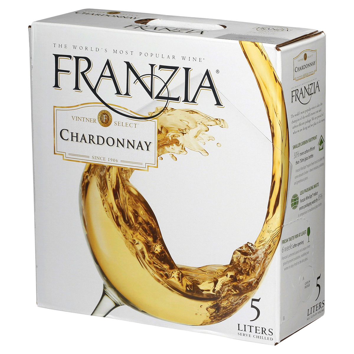 slide 8 of 20, Franzia Chardonnay White Wine - 5 Liter, 5 liter