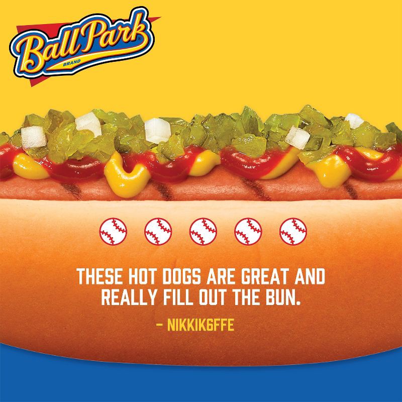 slide 7 of 13, Ball Park Bun Size Beef Franks - 15oz/8ct, 8 ct; 15 oz