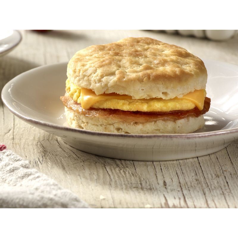 slide 6 of 10, Jimmy Dean Bacon Egg & Cheese Frozen Biscuit Sandwiches - 4ct, 4 ct