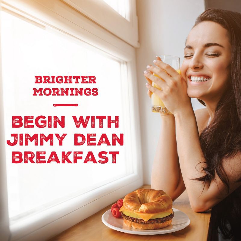 slide 2 of 4, Jimmy Dean Sausage Egg & Cheese Frozen Croissant Sandwiches - 4ct, 4 ct