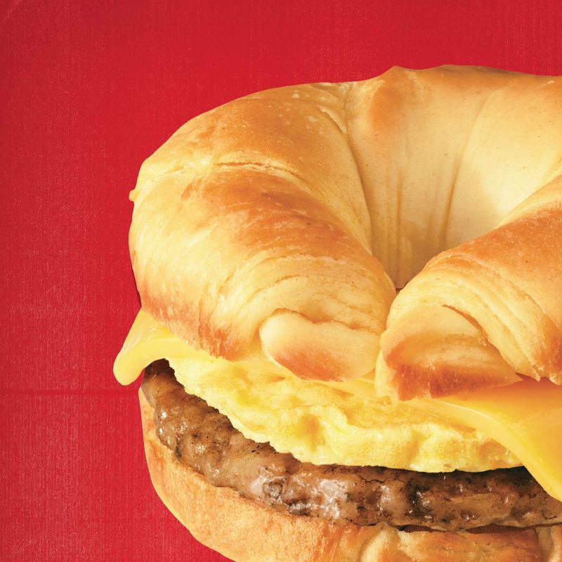 slide 5 of 10, Jimmy Dean Sausage Egg & Cheese Frozen Croissant Sandwiches - 4ct, 4 ct