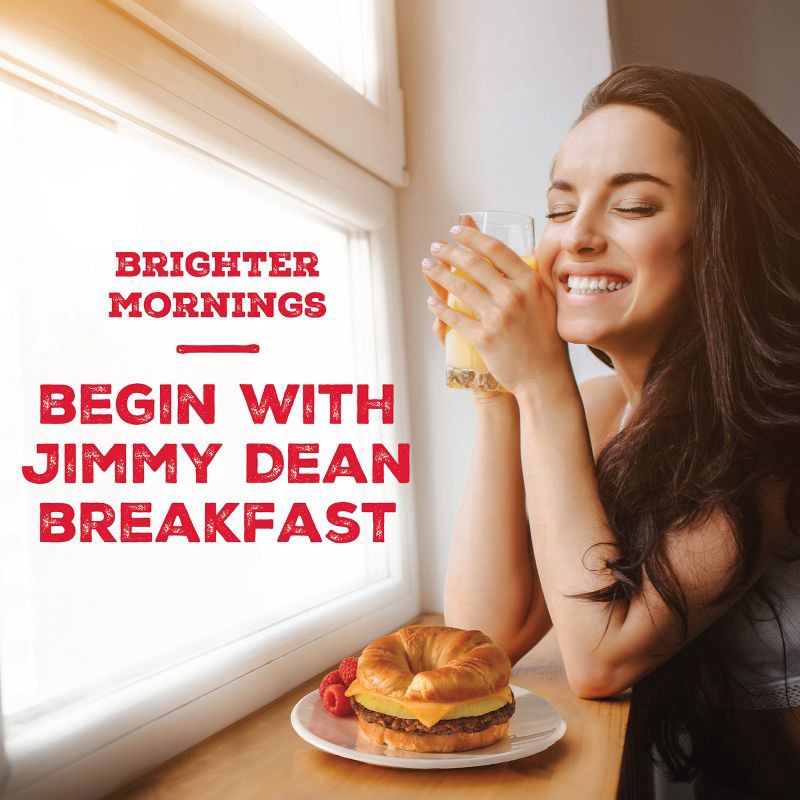 slide 2 of 6, Jimmy Dean Sausage, Egg, & Cheese Frozen Croissant - 36oz/8ct, 8 ct; 36 oz