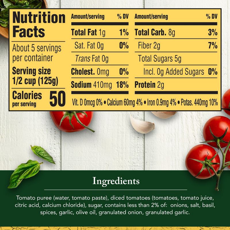 slide 7 of 8, Classico Traditional Sweet Basil Pasta Sauce 24oz, 24 oz