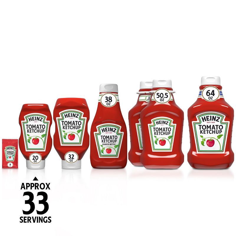 slide 3 of 9, Heinz Squeeze Tomato Ketchup - 20oz, 20 oz