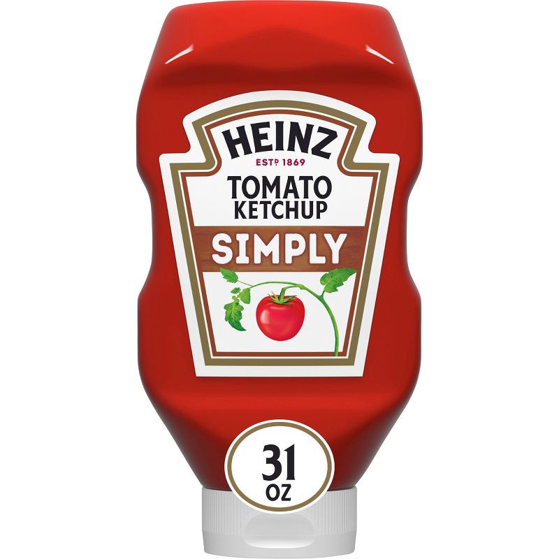 slide 1 of 13, Heinz Simply Heinz Tomato Ketchup - 31oz, 31 oz