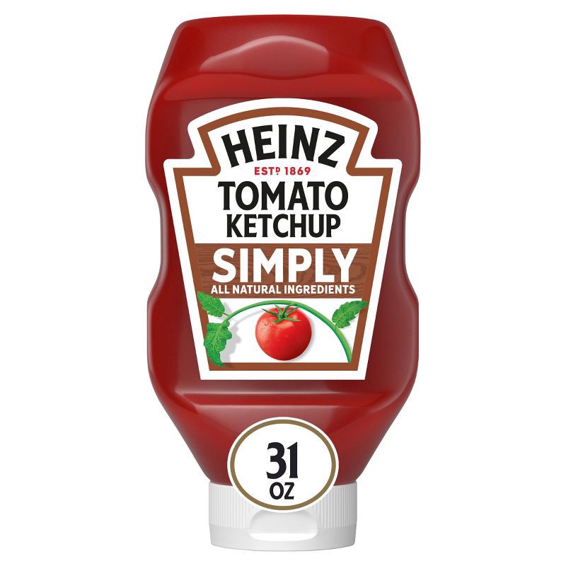slide 1 of 9, Heinz Simply Heinz Tomato Ketchup - 31oz, 31 oz