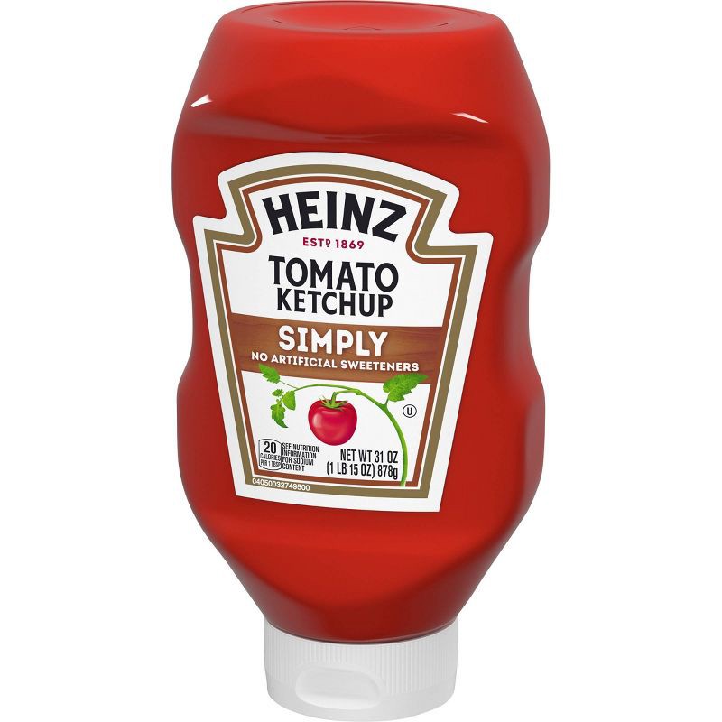 slide 10 of 13, Heinz Simply Heinz Tomato Ketchup - 31oz, 31 oz