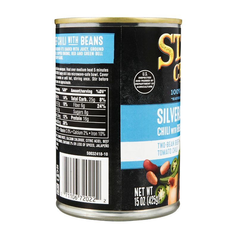 slide 6 of 7, Stagg Chili Gluten Free Silverado Beef Chili with Beans - 15oz, 15 oz