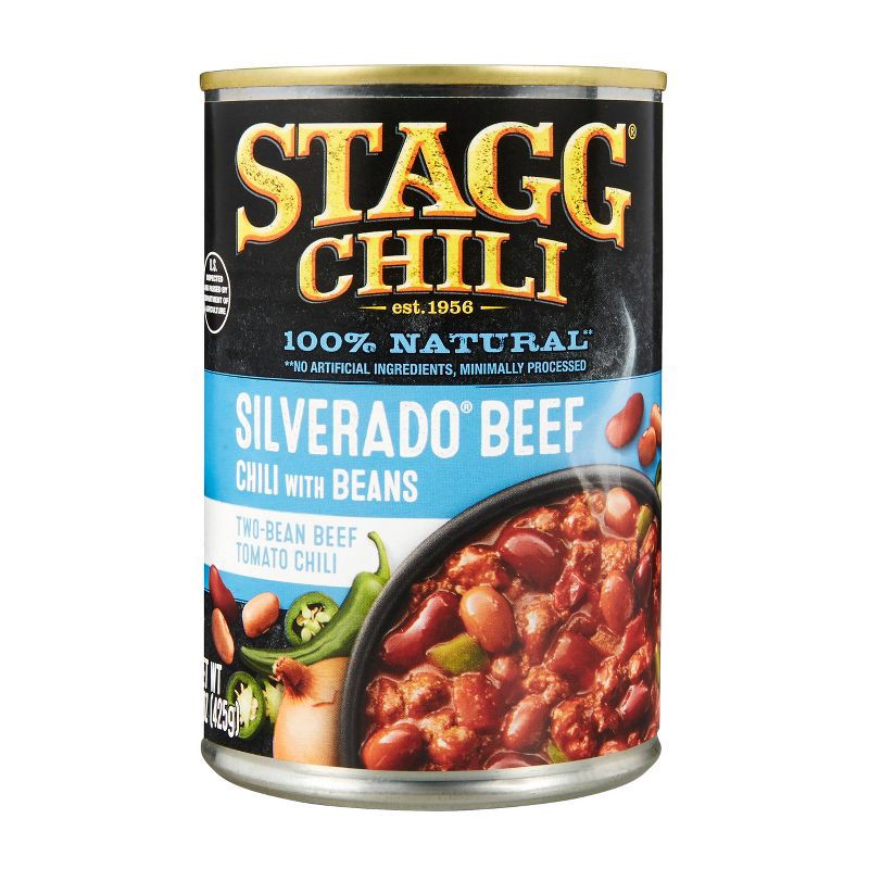 slide 1 of 7, Stagg Chili Gluten Free Silverado Beef Chili with Beans - 15oz, 15 oz