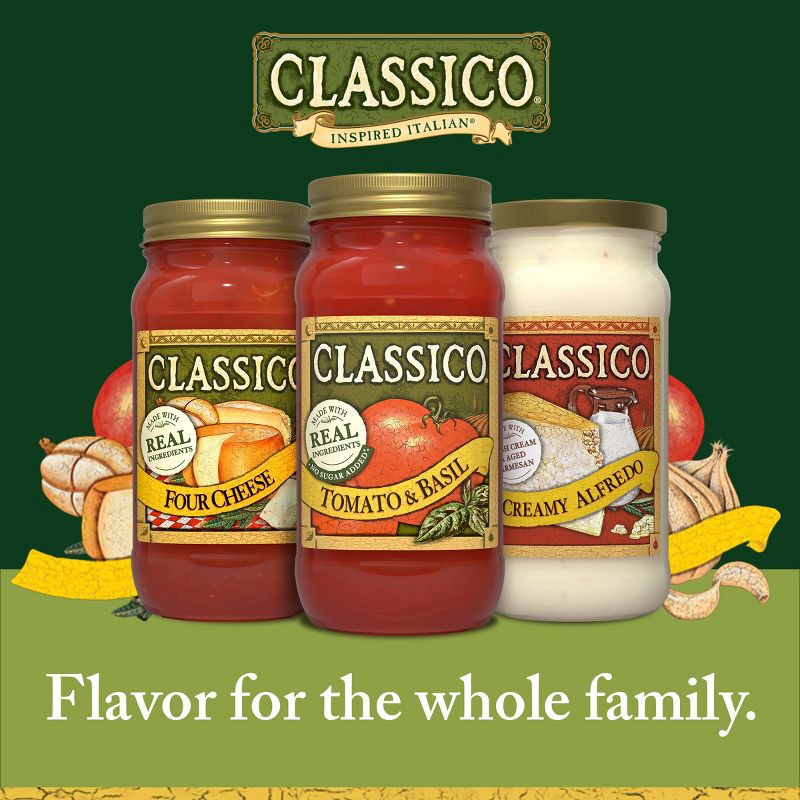 slide 5 of 14, Classico Tomato and Basil Pasta Sauce - 24oz, 24 oz