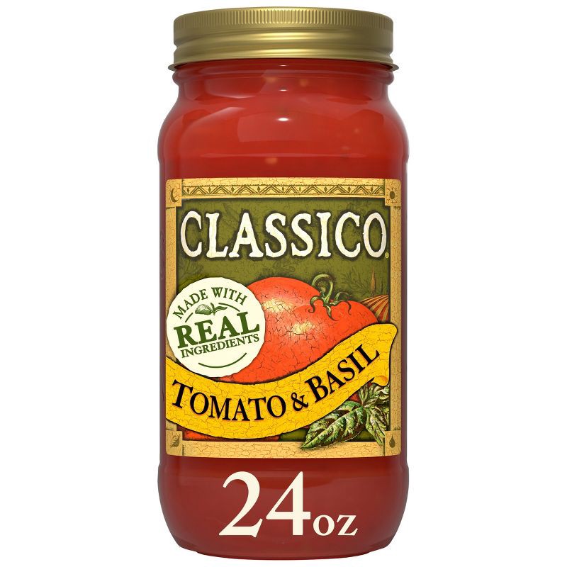 slide 1 of 14, Classico Tomato and Basil Pasta Sauce - 24oz, 24 oz