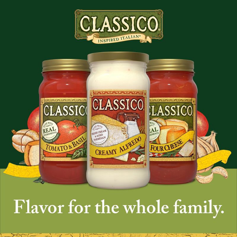 slide 5 of 10, Classico Creamy Alfredo Pasta Sauce -15oz, 15 oz