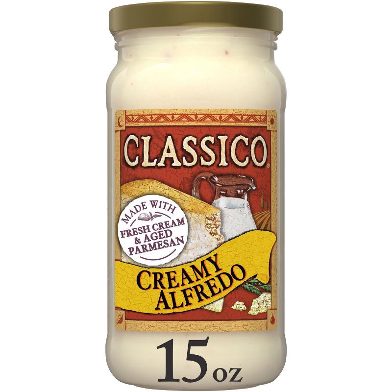 slide 1 of 10, Classico Creamy Alfredo Pasta Sauce -15oz, 15 oz