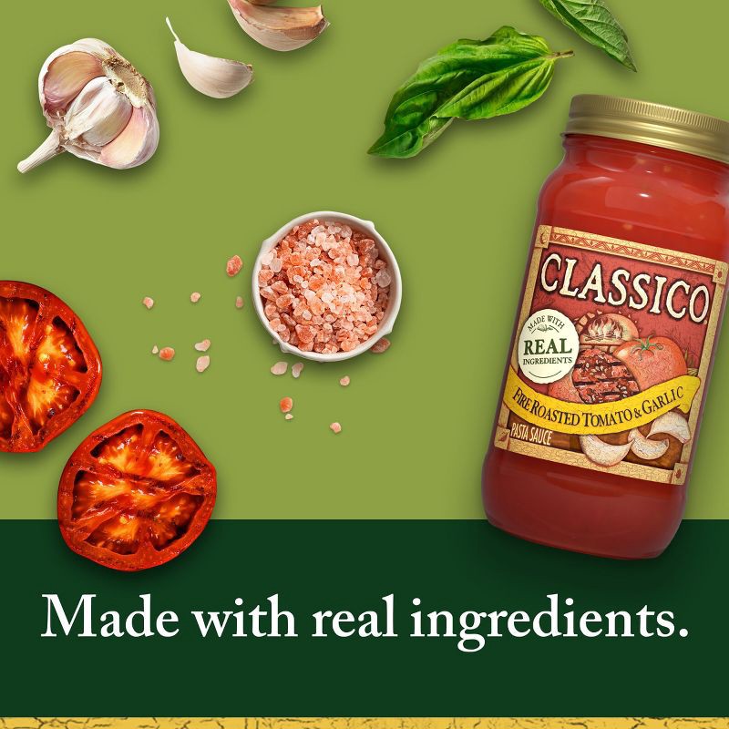 slide 3 of 9, Classico Fire Roasted Tomato & Garlic Pasta Sauce - 24oz, 24 oz