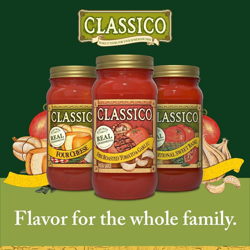 slide 6 of 9, Classico Fire Roasted Tomato & Garlic Pasta Sauce - 24oz, 24 oz