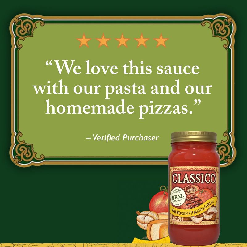 slide 8 of 8, Classico Fire Roasted Tomato & Garlic Pasta Sauce - 24oz, 24 oz