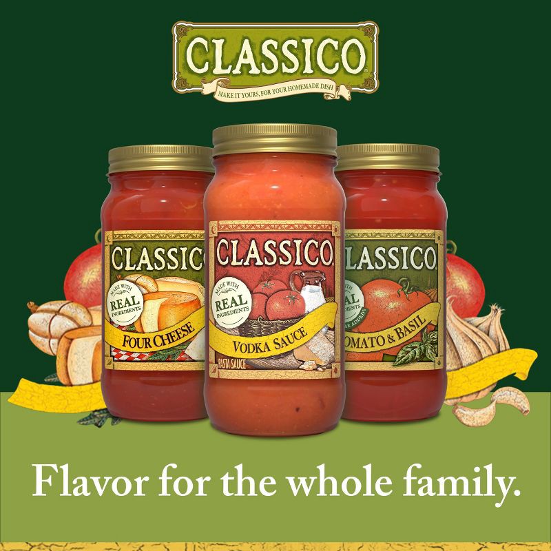 slide 6 of 10, Classico Signature Recipes Vodka Pasta Sauce - 24oz, 24 oz