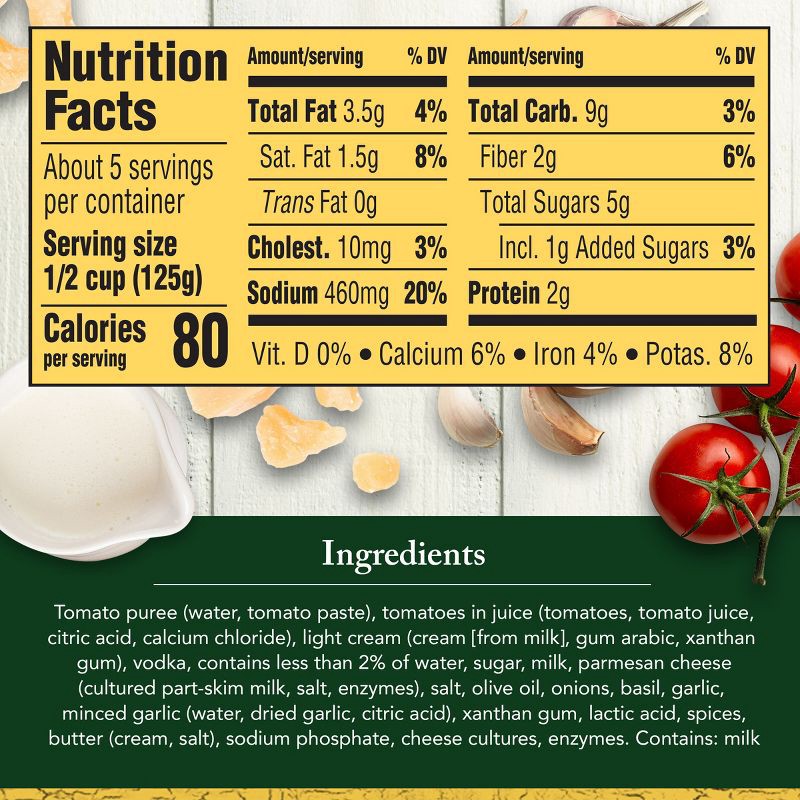 slide 7 of 10, Classico Signature Recipes Vodka Pasta Sauce - 24oz, 24 oz