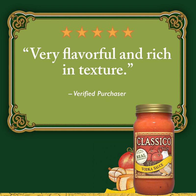 slide 8 of 9, Classico Signature Recipes Vodka Pasta Sauce - 24oz, 24 oz