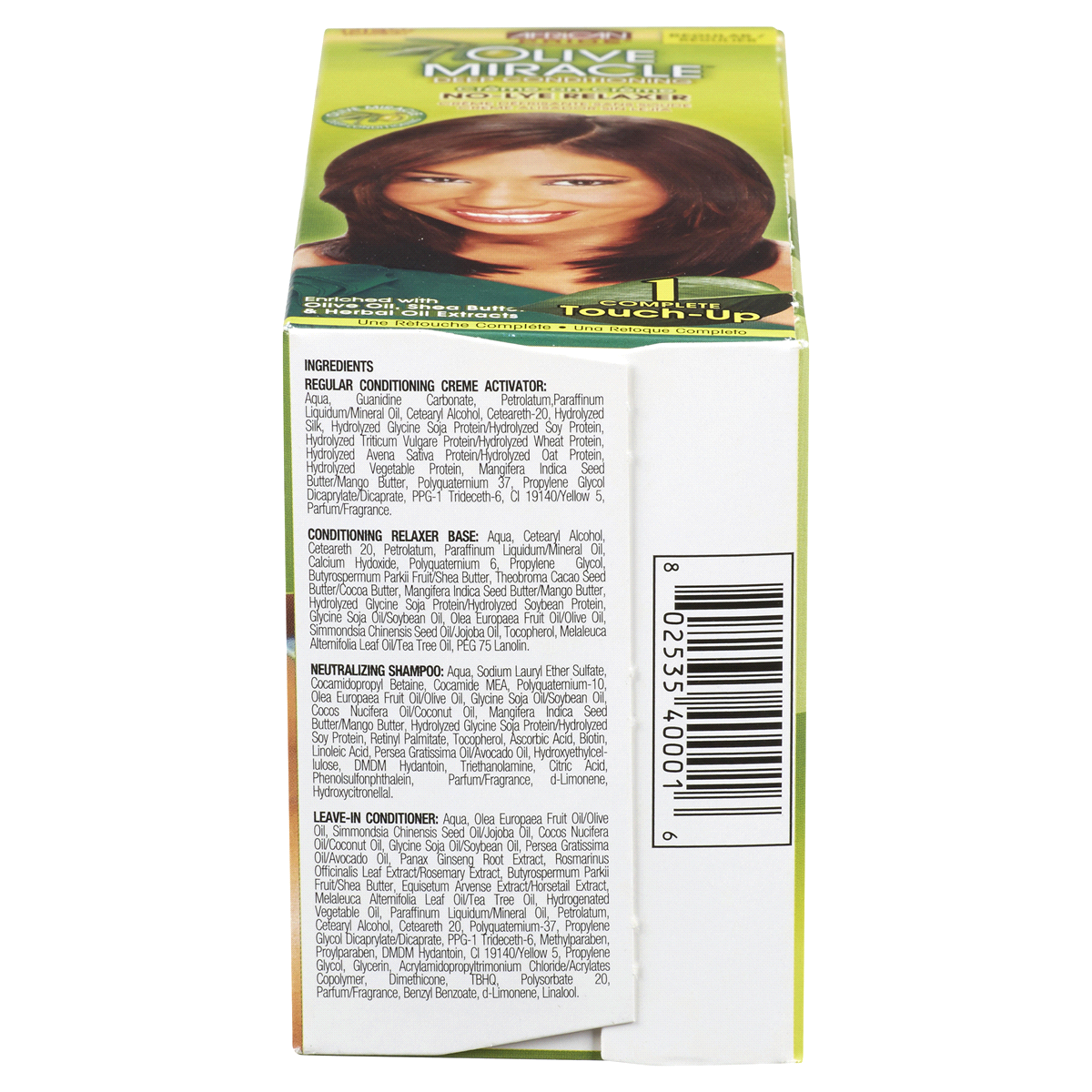 slide 7 of 8, African Pride Olive Miracle No-Lye Relaxer Touch-Up, 1 ct