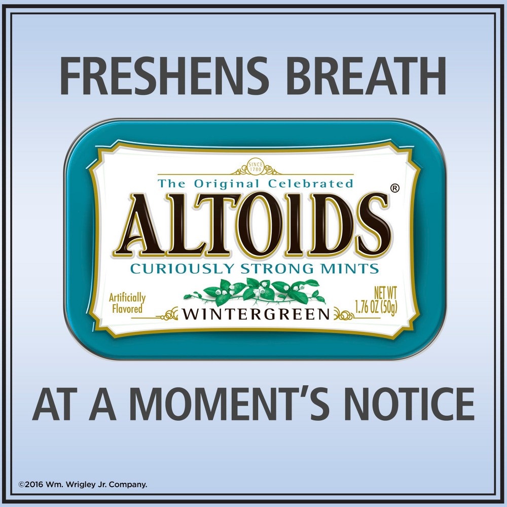 slide 6 of 7, Altoids Wintergreen Mints, 2 ct