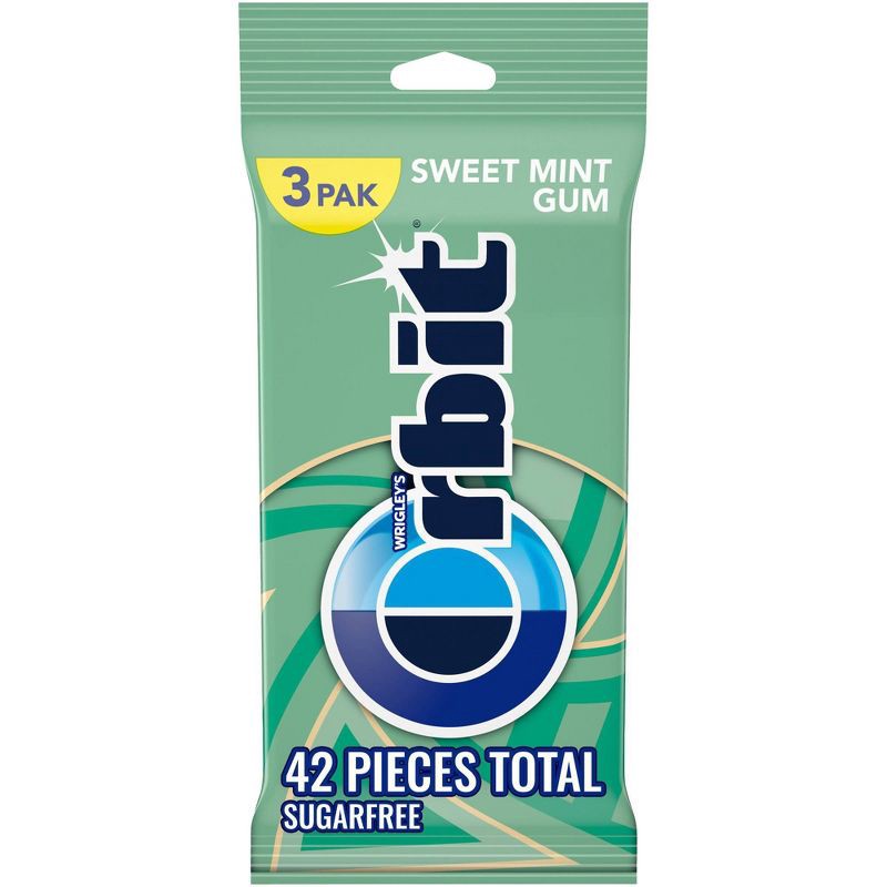 slide 2 of 12, Orbit Sweet Mint Sugar-Free Gum Multipack - 14ct/3pk, 14 ct, 3 ct