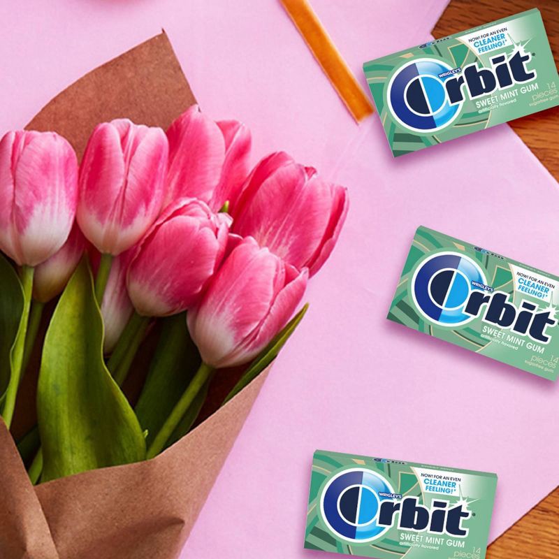 slide 4 of 12, Orbit Sweet Mint Sugar-Free Gum Multipack - 14ct/3pk, 14 ct, 3 ct