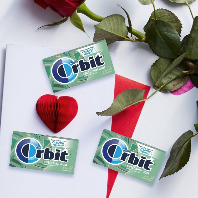 slide 5 of 12, Orbit Sweet Mint Sugar-Free Gum Multipack - 14ct/3pk, 14 ct, 3 ct