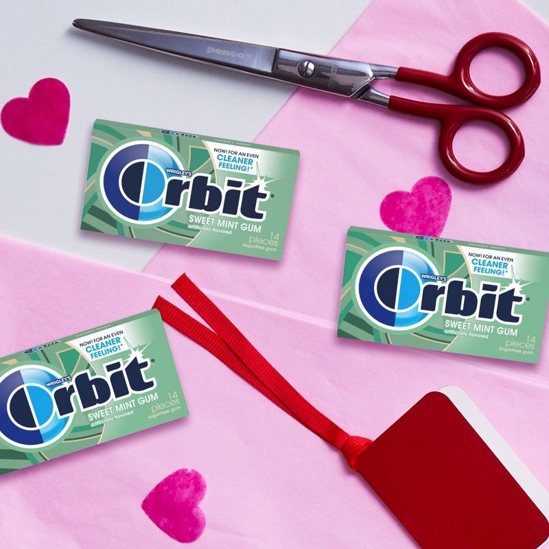 slide 6 of 12, Orbit Sweet Mint Sugar-Free Gum Multipack - 14ct/3pk, 14 ct, 3 ct