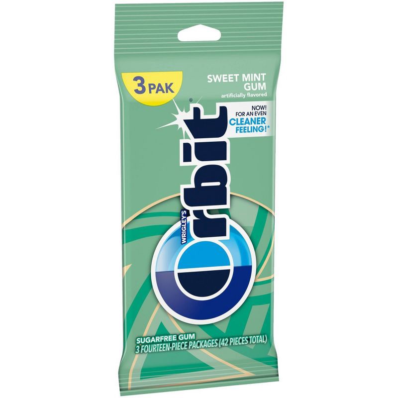 slide 8 of 9, Orbit Sweet Mint Sugarfree Gum Multipack - 42ct, 42 ct