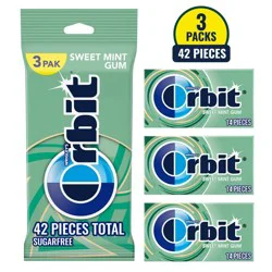 Orbit Sweet Mint Sugar-Free Gum Multipack - 14ct/3pk