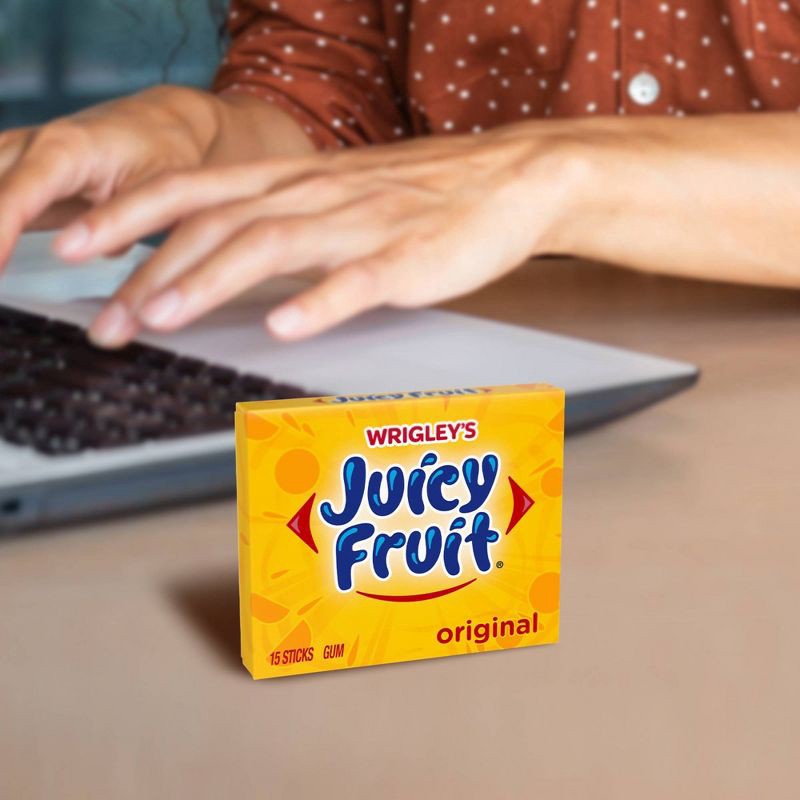 slide 6 of 8, Juicy Fruit Gum - 15ct/3pk, 15 ct, 3 ct