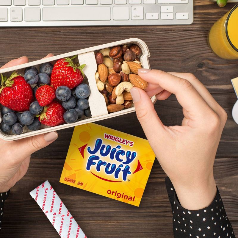 slide 7 of 8, Juicy Fruit Gum - 15ct/3pk, 15 ct, 3 ct