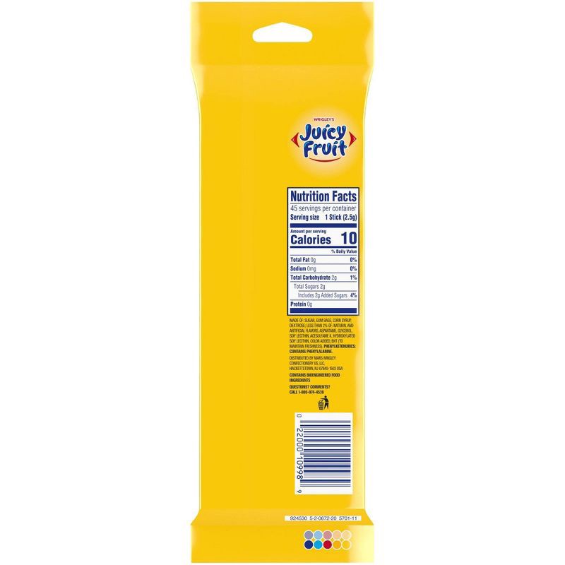 slide 8 of 8, Juicy Fruit Gum - 15ct/3pk, 15 ct, 3 ct