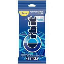 Orbit Sugar-Free Peppermint Gum - 14ct/3pk