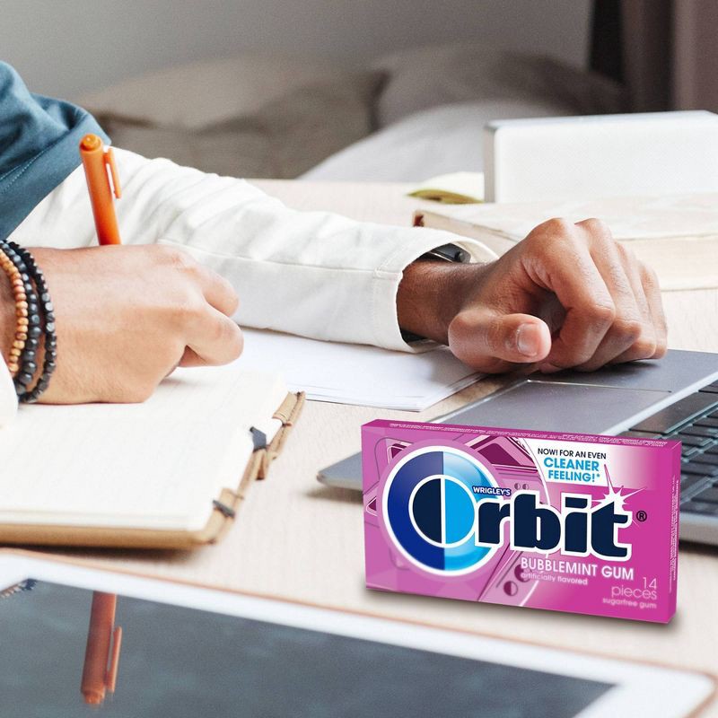 slide 5 of 10, Orbit Sugar-Free Bubblemint Gum Multipack - 14ct/3pk, 14 ct, 3 ct