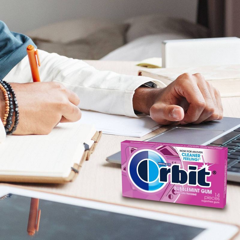 slide 5 of 9, Orbit Bubblemint Sugarfree Gum Multipack - 14 sticks/3pk, 3 ct