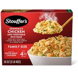 Stouffer's Grandma's Chicken & Vegetable Rice Bake Meal Frozen Dinner - 36oz