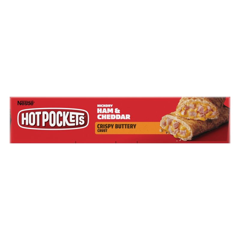 slide 3 of 5, Hot Pockets Crispy Buttery Crust Frozen Hickory Ham & Cheese - 9oz/2ct, 2 ct; 9 oz