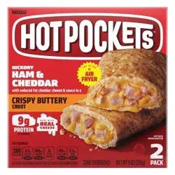Hot Pockets Crispy Buttery Crust Frozen Hickory Ham & Cheese - 9oz/2ct