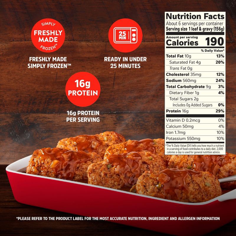 slide 13 of 17, Stouffer's Meatloaf Family Size Frozen Dinner - 33oz, 33 oz