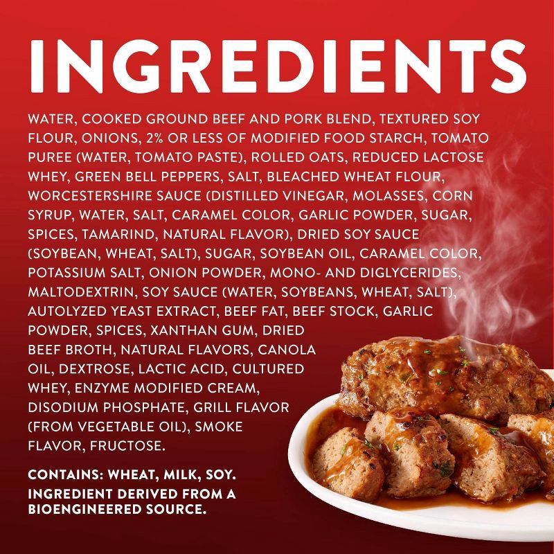 slide 8 of 8, Stouffer's Meatloaf Family Size Frozen Dinner - 33oz, 33 oz