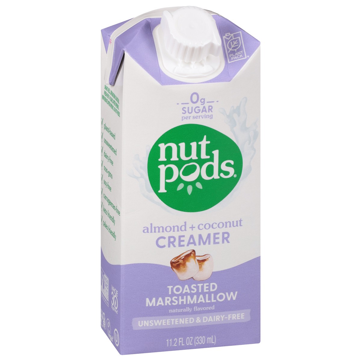 slide 7 of 9, nutpods Almond + Coconut Toasted Marshmallow Creamer - 11.2 fl oz, 11.2 fl oz
