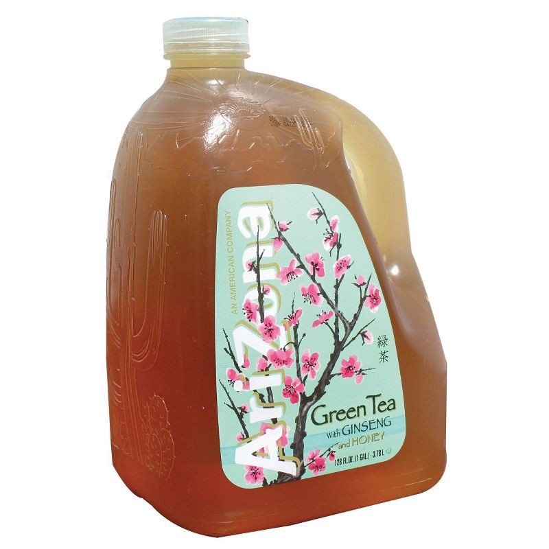 slide 2 of 4, AriZona Green Tea with Ginseng and Honey - 128 fl oz Jug, 128 fl oz