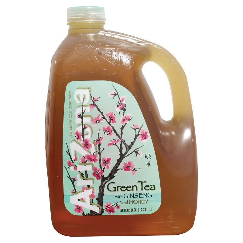 slide 1 of 4, AriZona Green Tea with Ginseng and Honey - 128 fl oz Jug, 128 fl oz