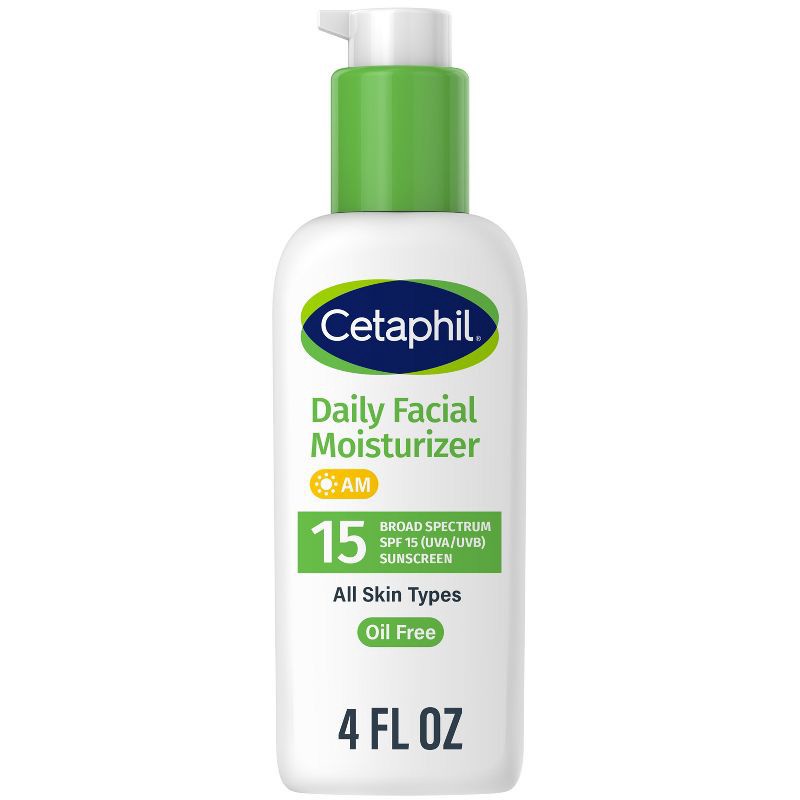 slide 1 of 6, Cetaphil Daily Face Moisturizer with SPF 15 Fragrance Free - 4 fl oz, 4 fl oz