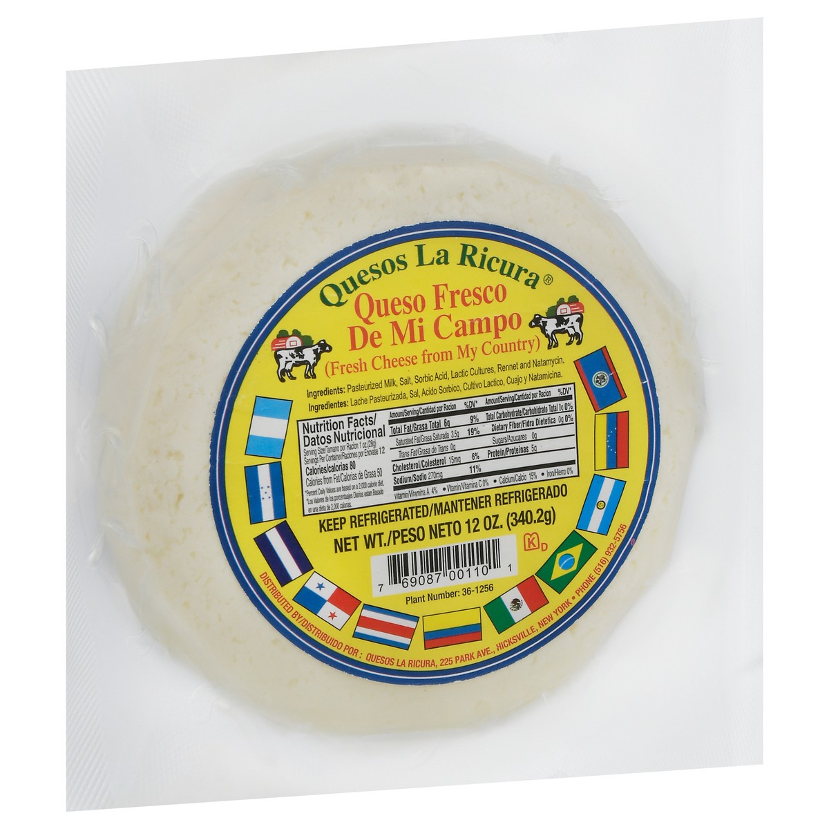 slide 9 of 11, Quesos La Ricura De Mi Campo Cheese - 12 oz, 12 oz