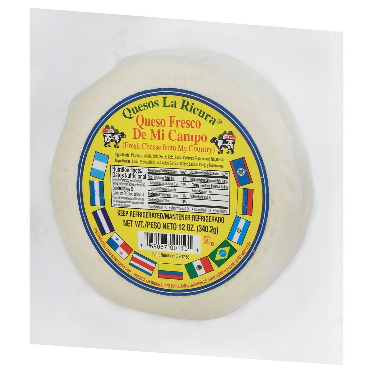 slide 8 of 11, Quesos La Ricura De Mi Campo Cheese - 12 oz, 12 oz