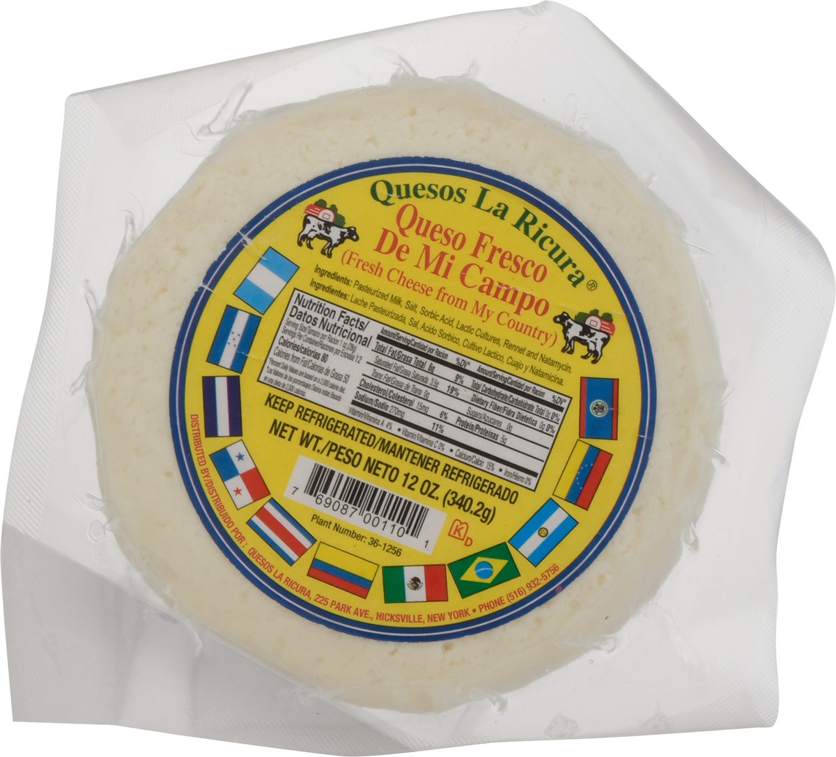 slide 6 of 11, Quesos La Ricura De Mi Campo Cheese - 12 oz, 12 oz