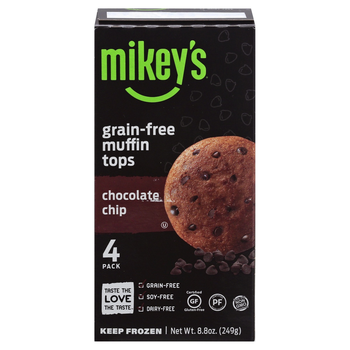 slide 1 of 1, Mikey's Chocolate Chip Muffin Tops, 8.8 oz
